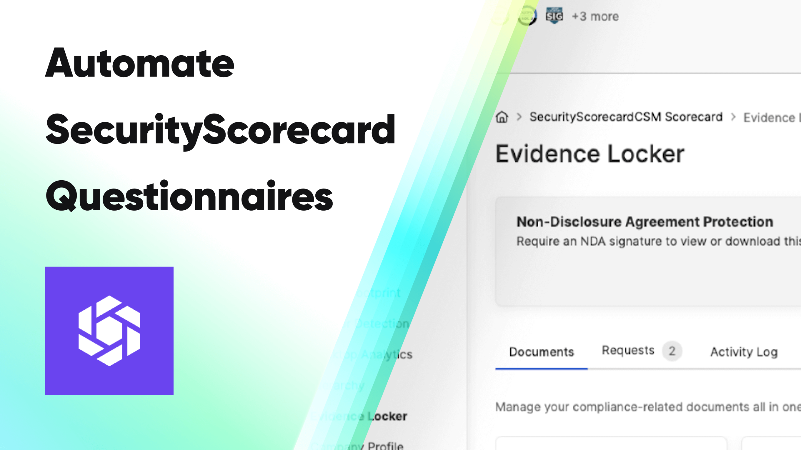 Automate SecurityScorecard Questionnaires with 1up
