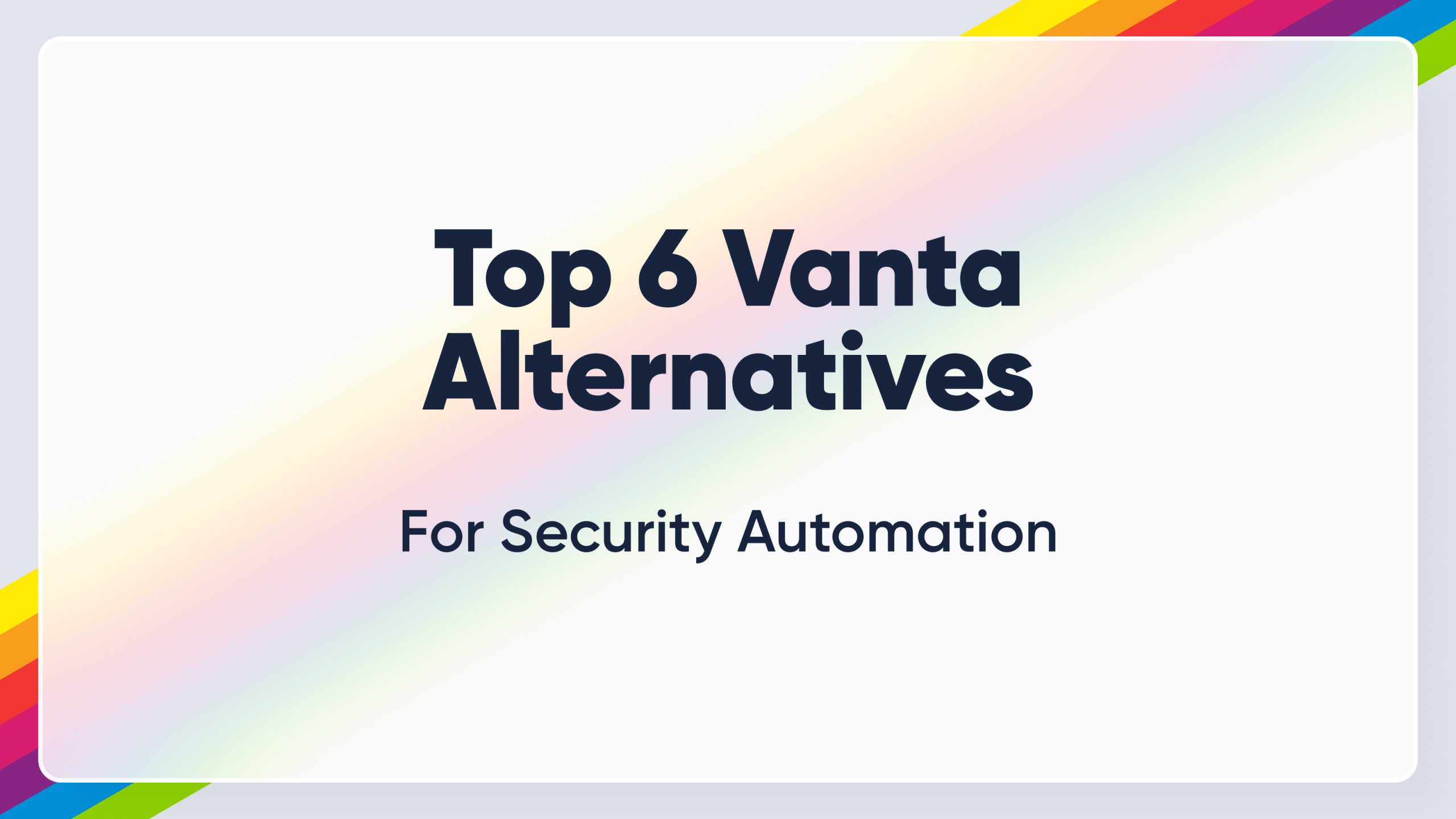 vanta alternatives
