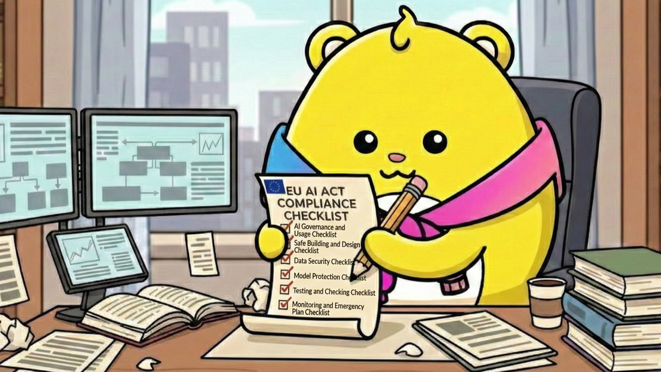 Easy Checklist for the EU AI Act For Security and IT Folks