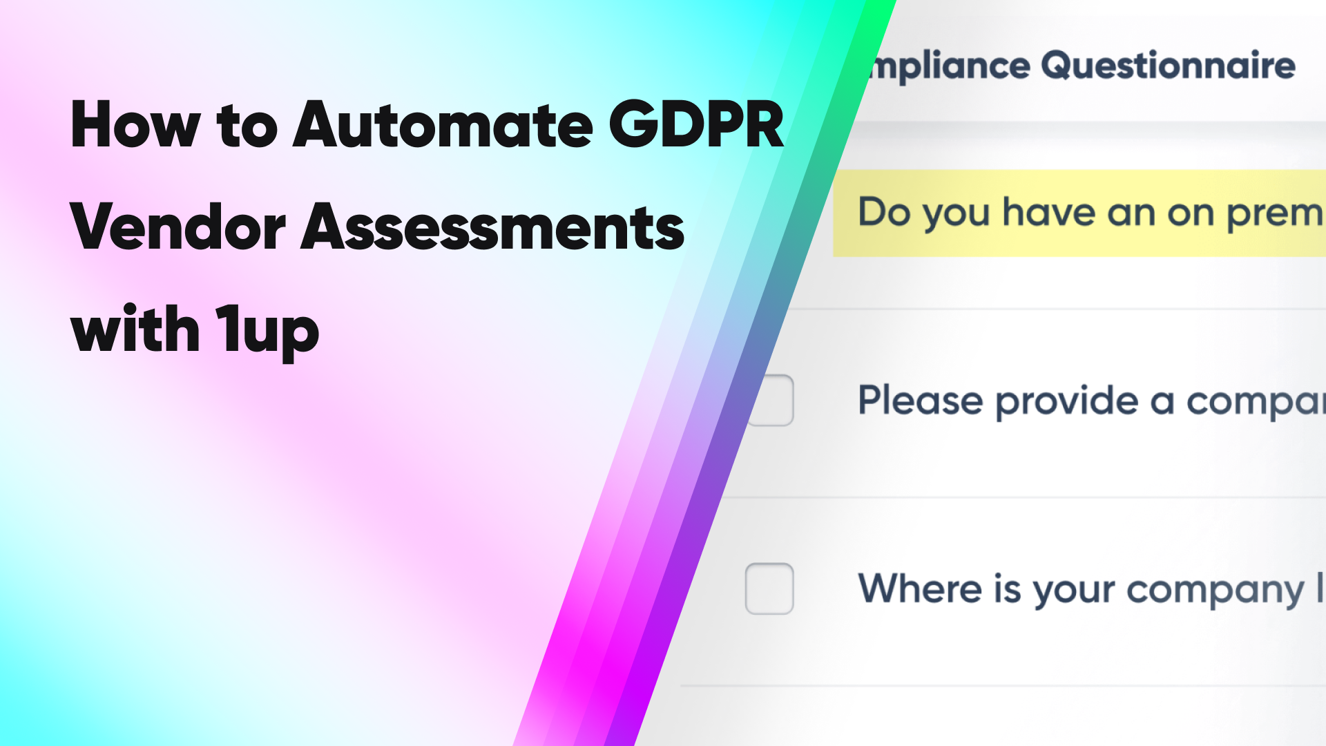 GDPR Vendor Assessment Automation
