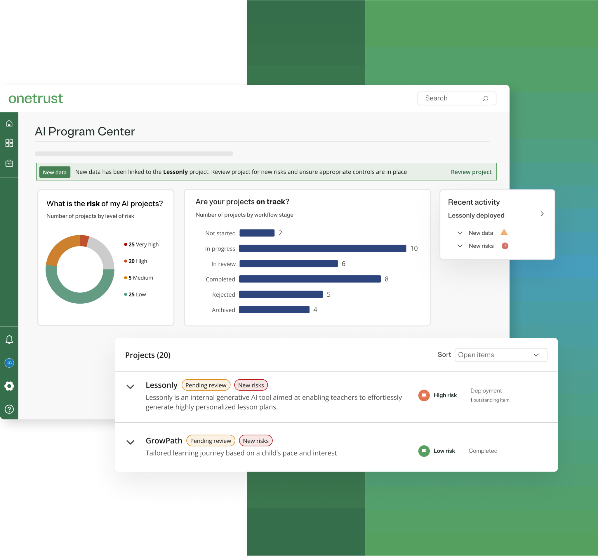 Onetrust software