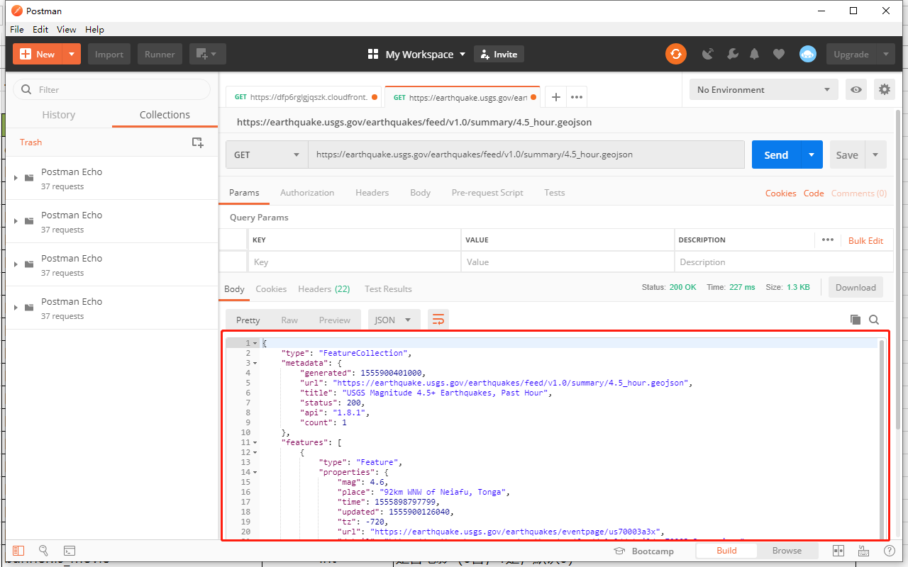 Postman product screenshot