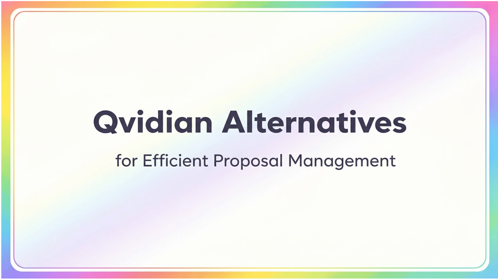 Qvidian Alternatives