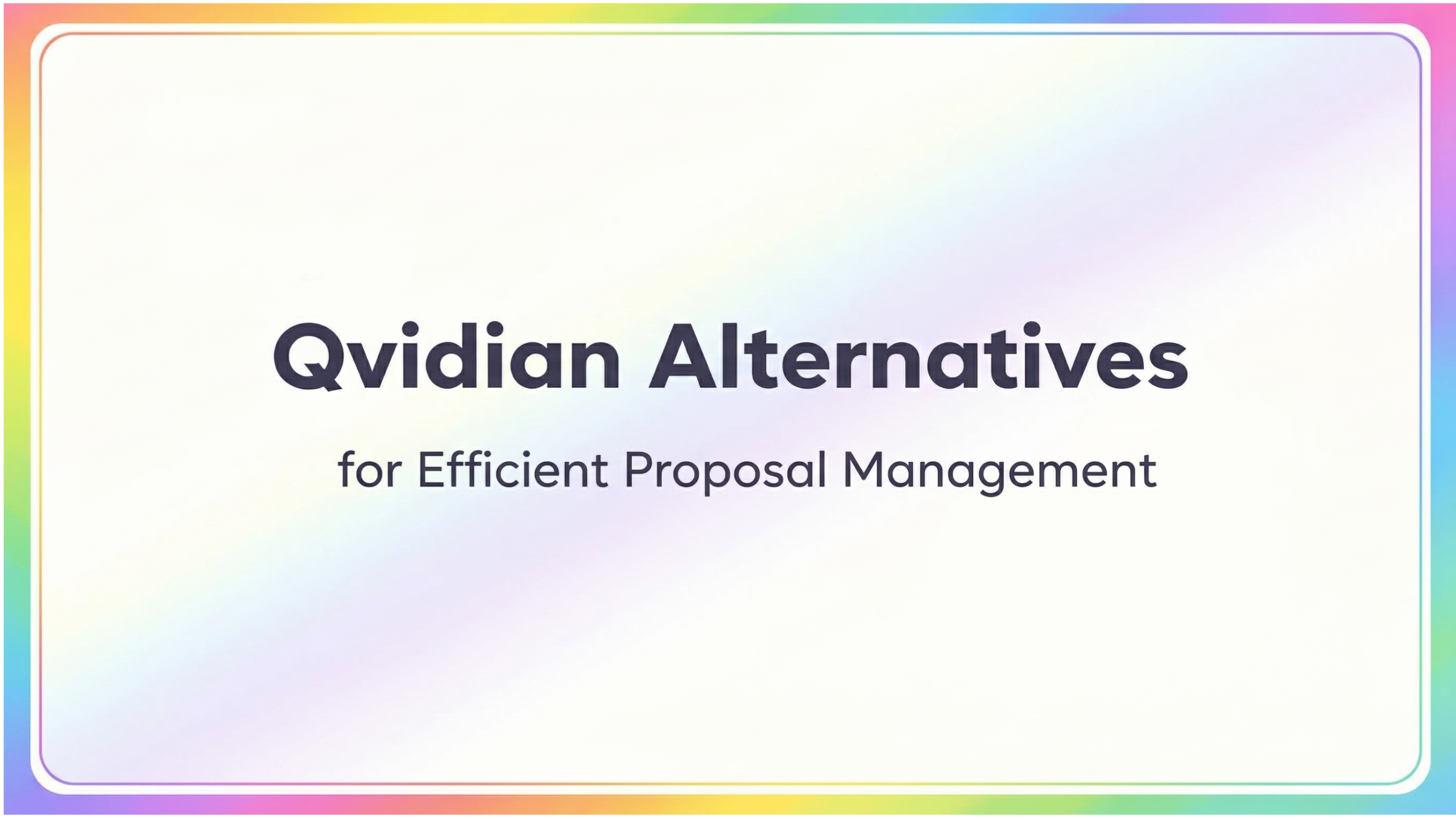 Qvidian Alternatives