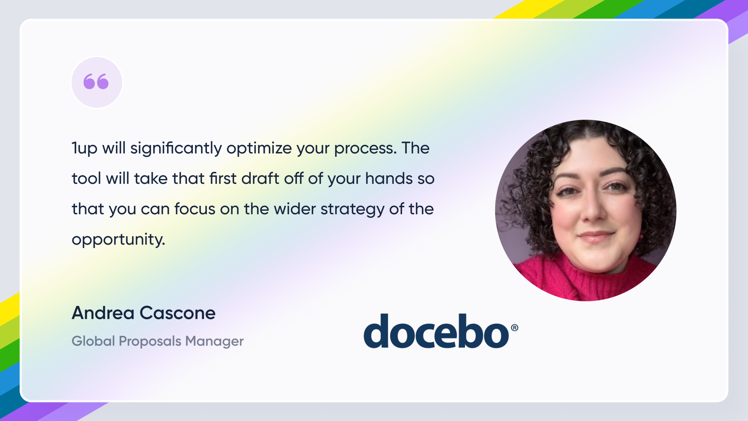 andrea docebo quote
