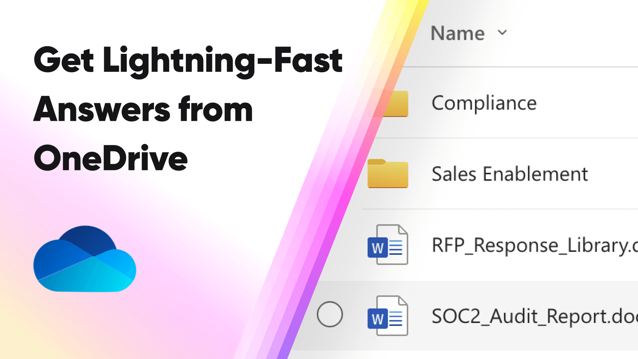 Automate Answers from OneDrive Files