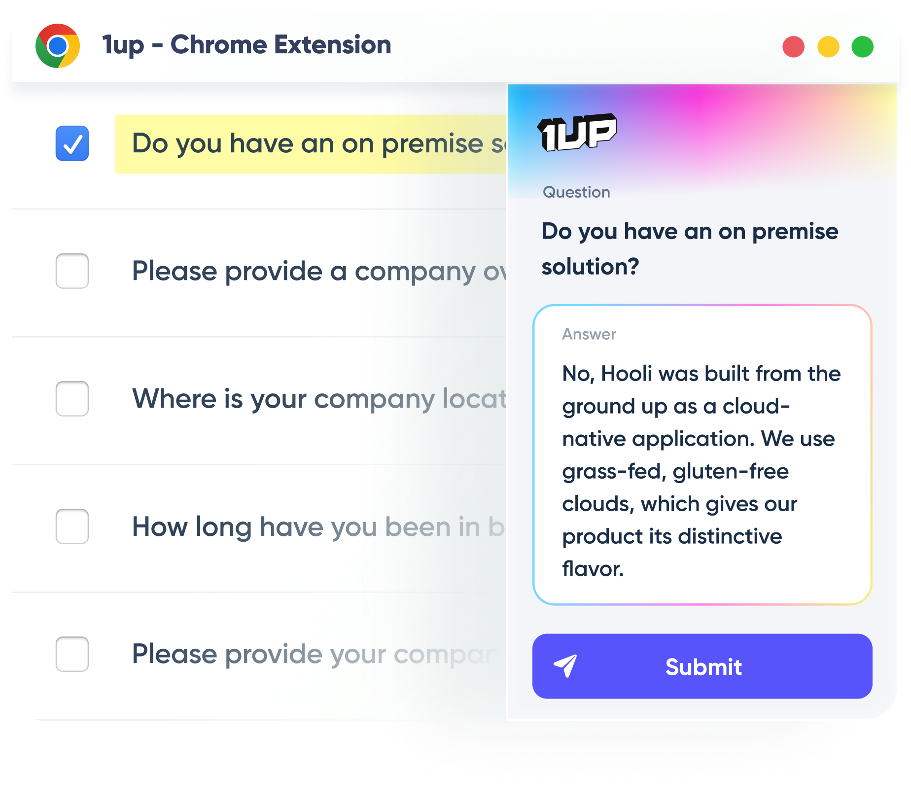 Automate answers on any webpage