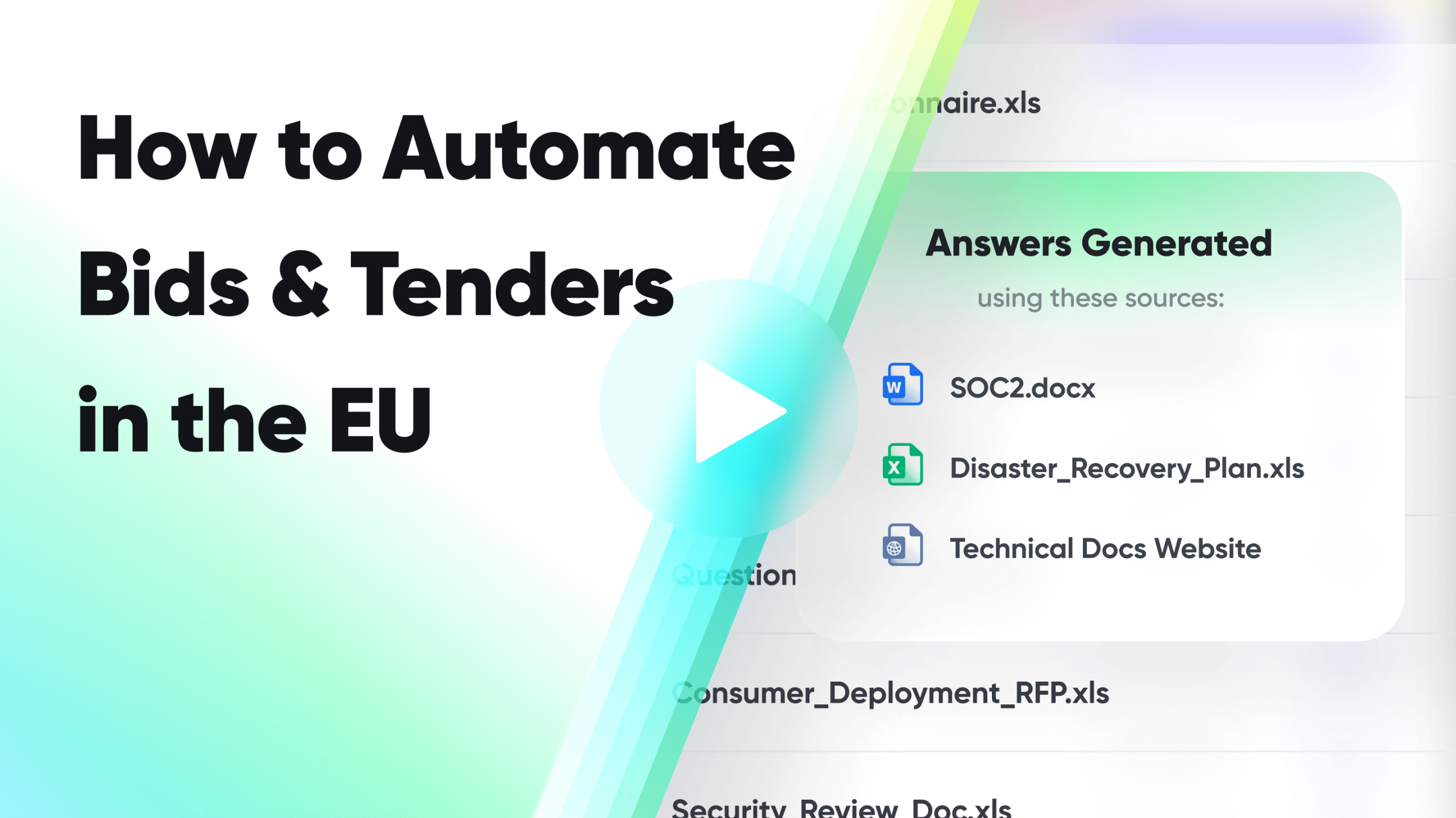 How to Automate EU Tenders and Bids with 1up