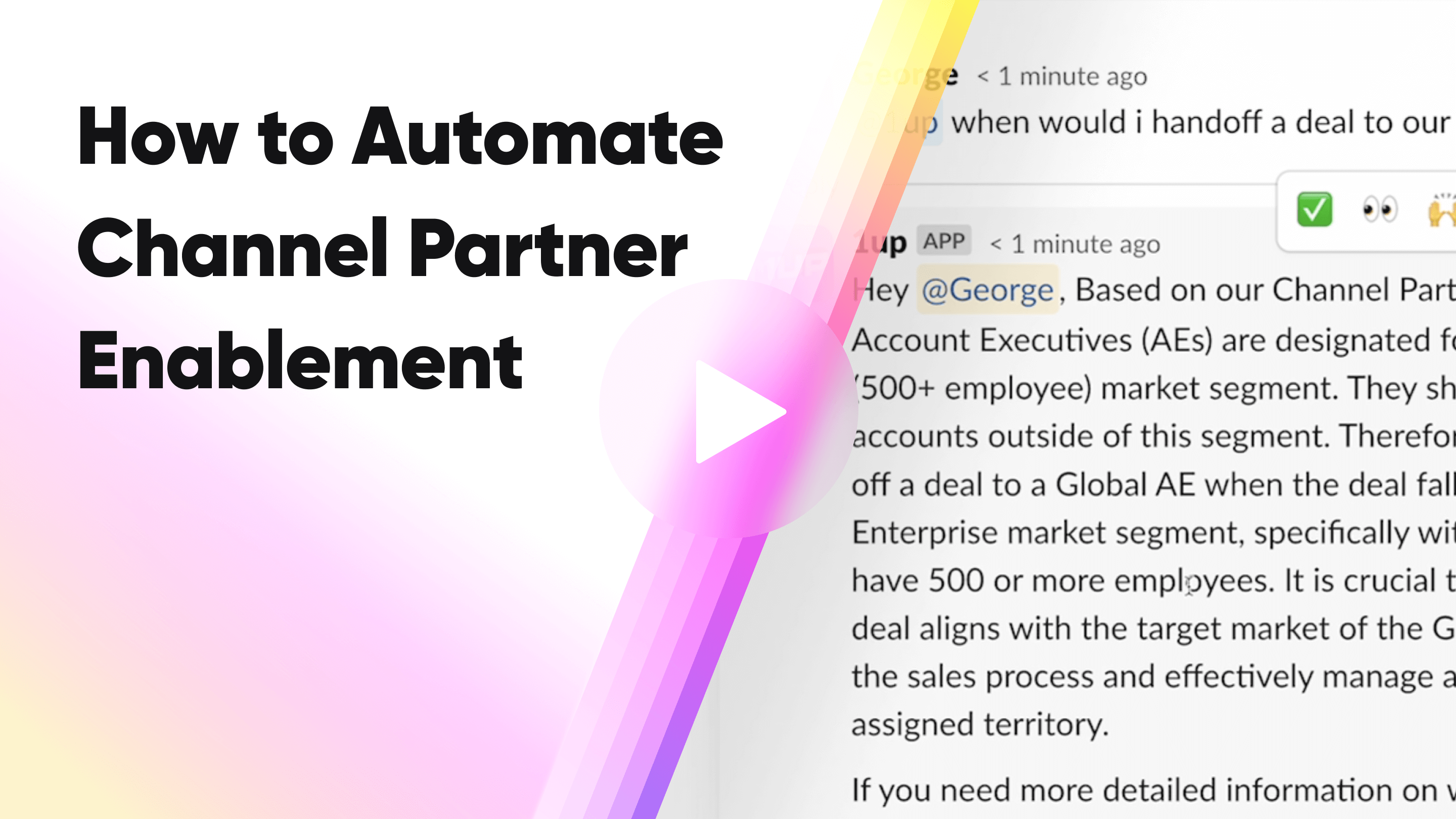 Automating Channel Partner Enablement with AI