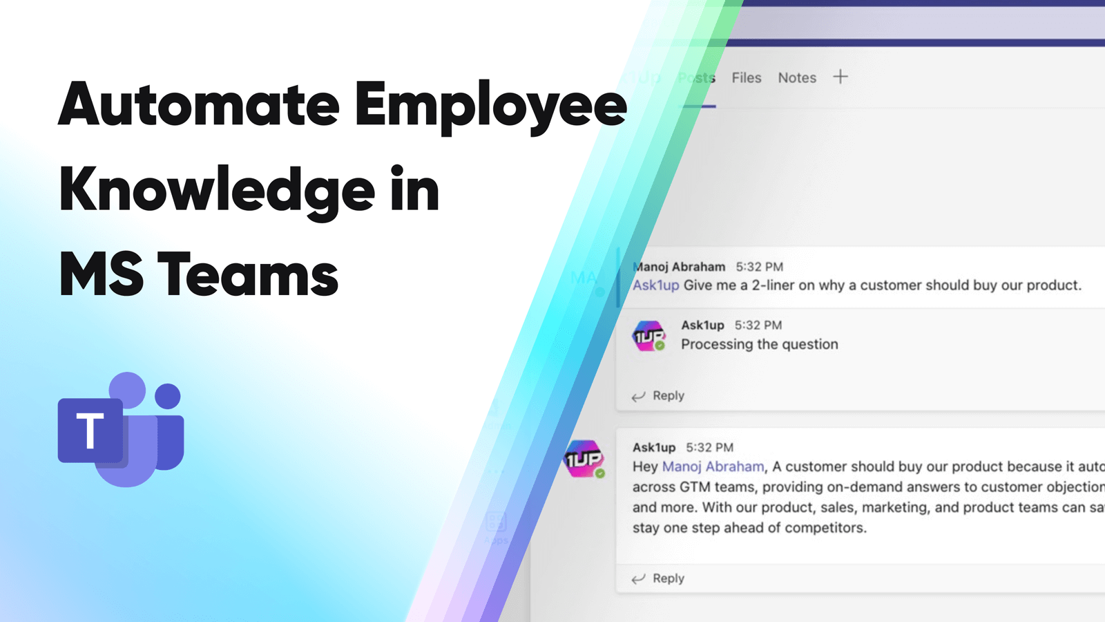 Automate Employee Knowledge in Microsoft Teams