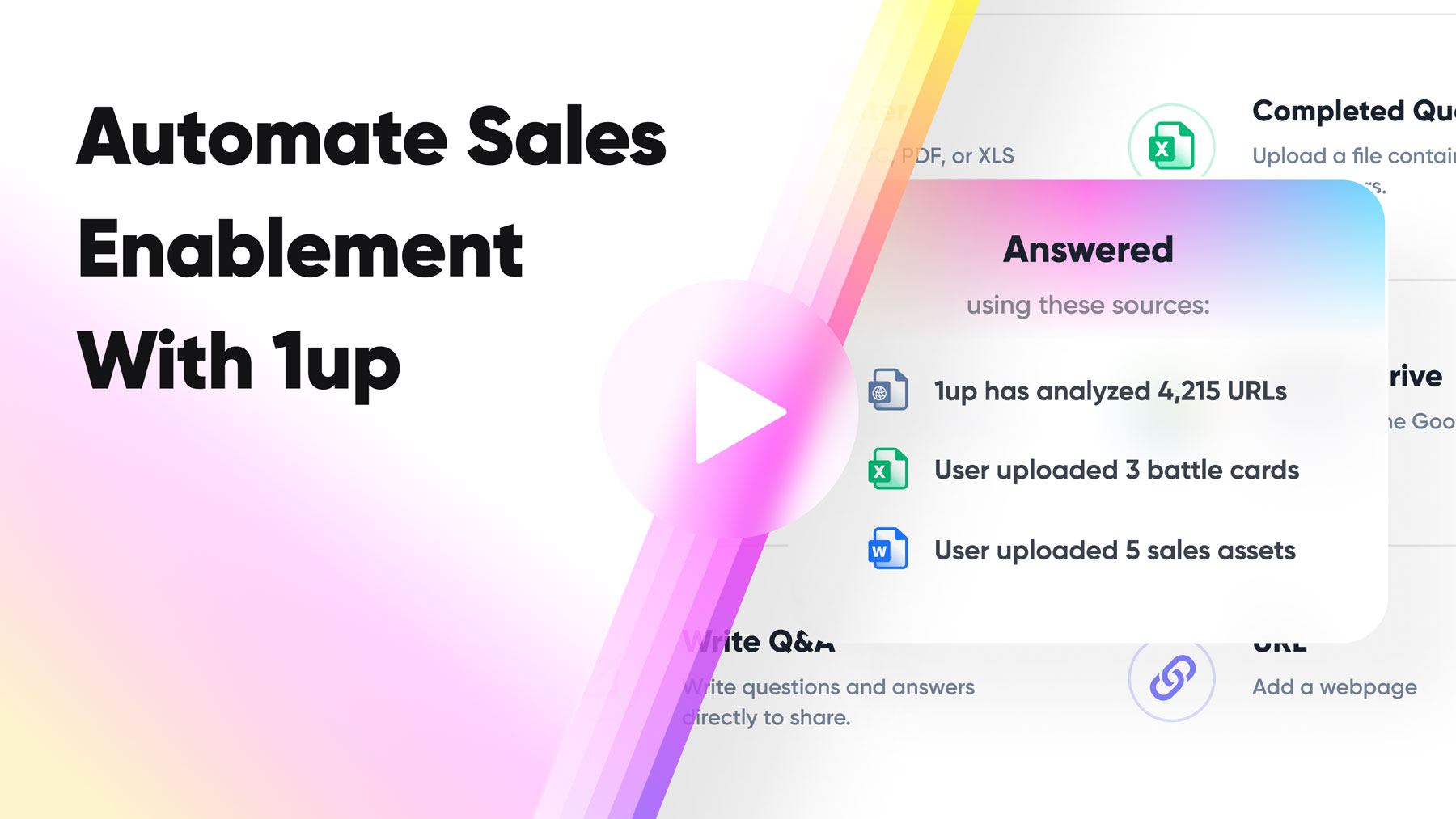 Automate Sales Enablement with 1up AI