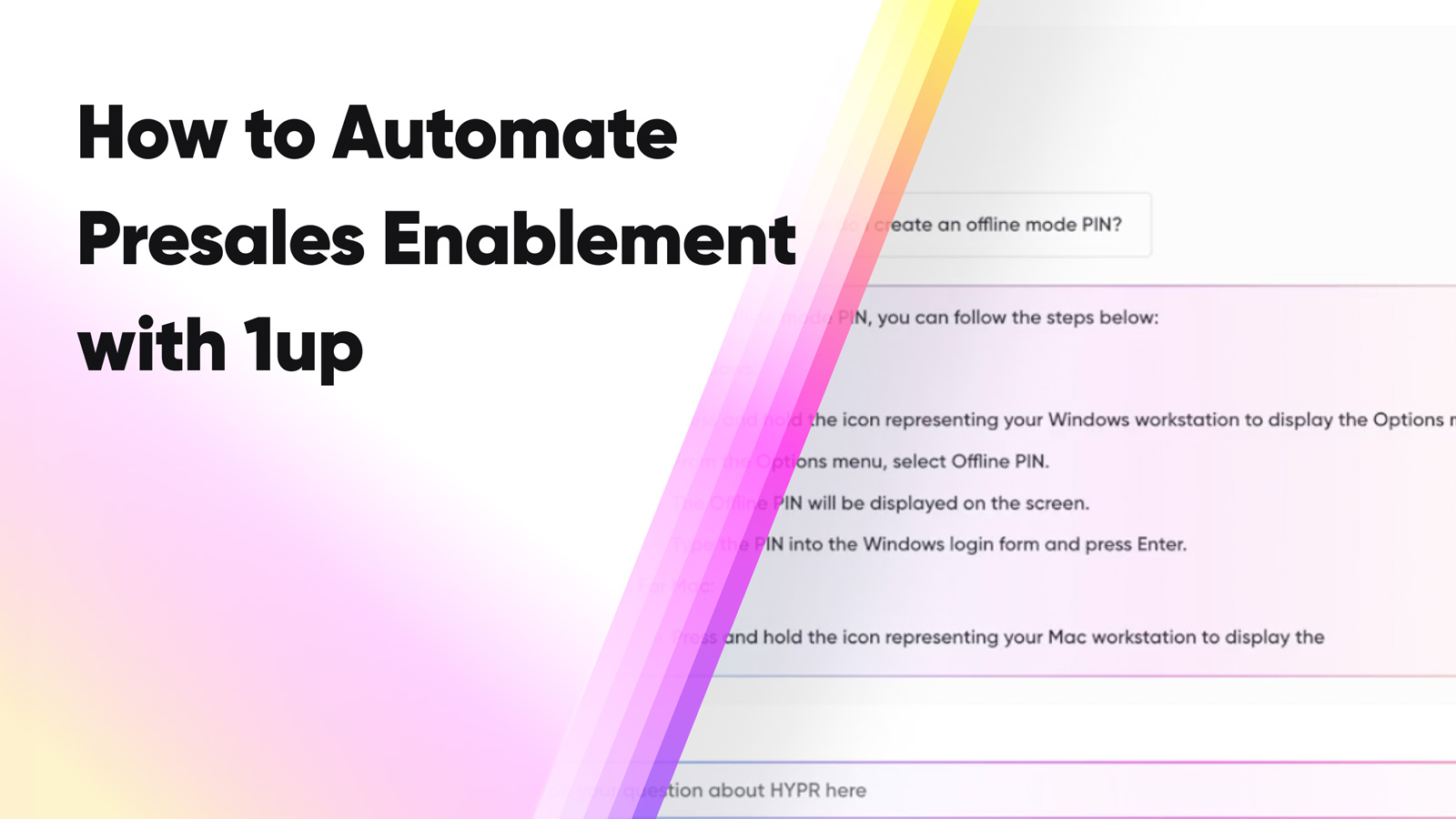 How to Automate Technical Sales Enablement