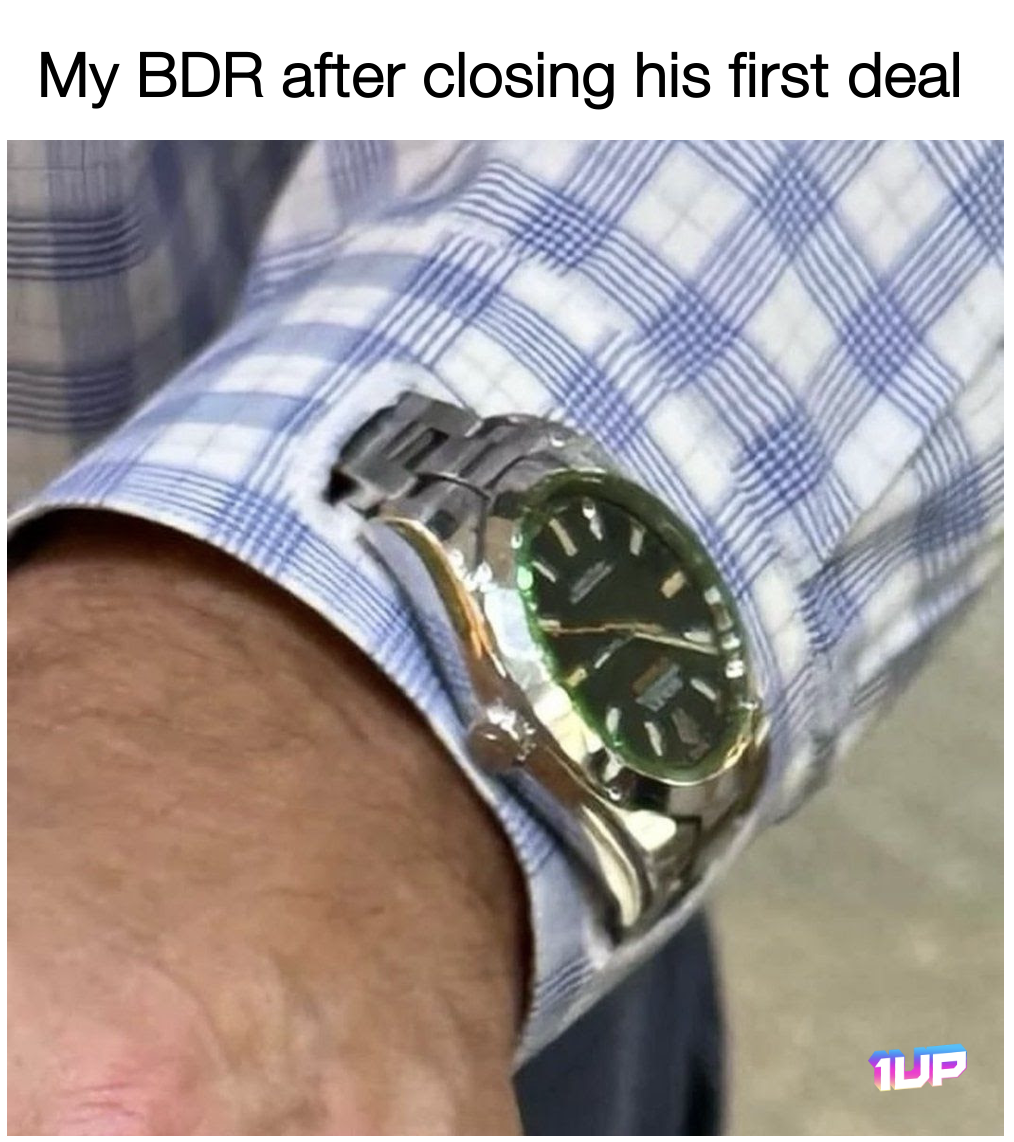 BDR First Deal Meme