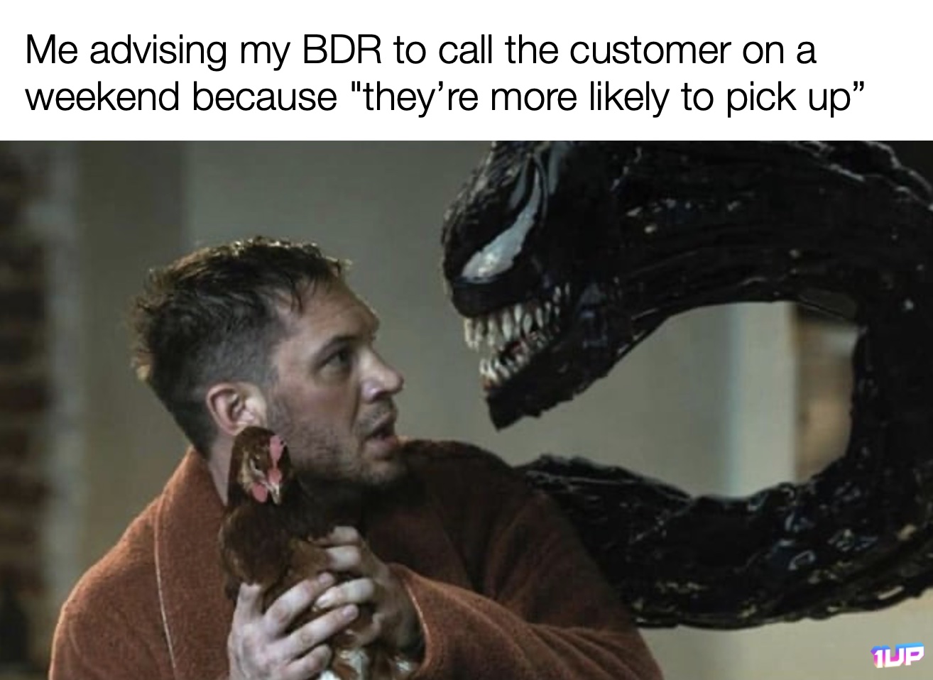 Call Customer On Weekend Meme