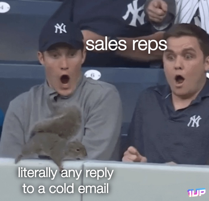 Cold Email Reply Meme