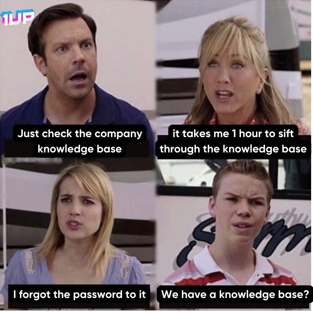 company knowledge base meme
