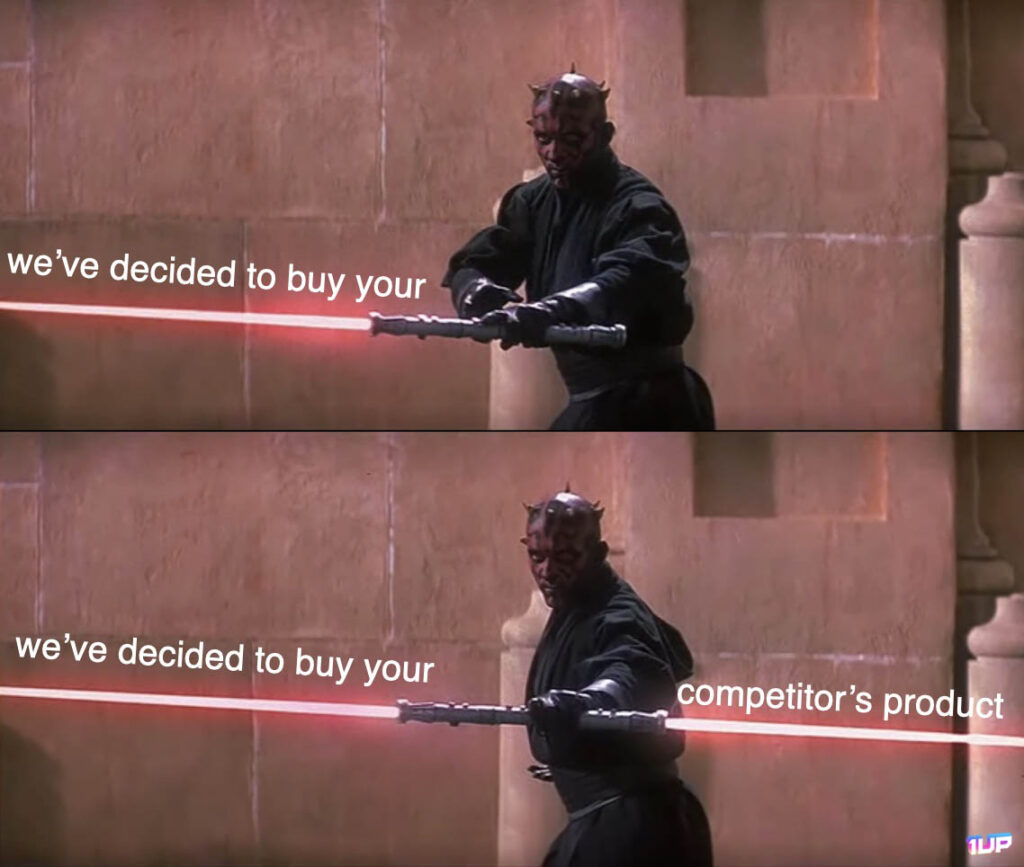 Competitor Product Meme