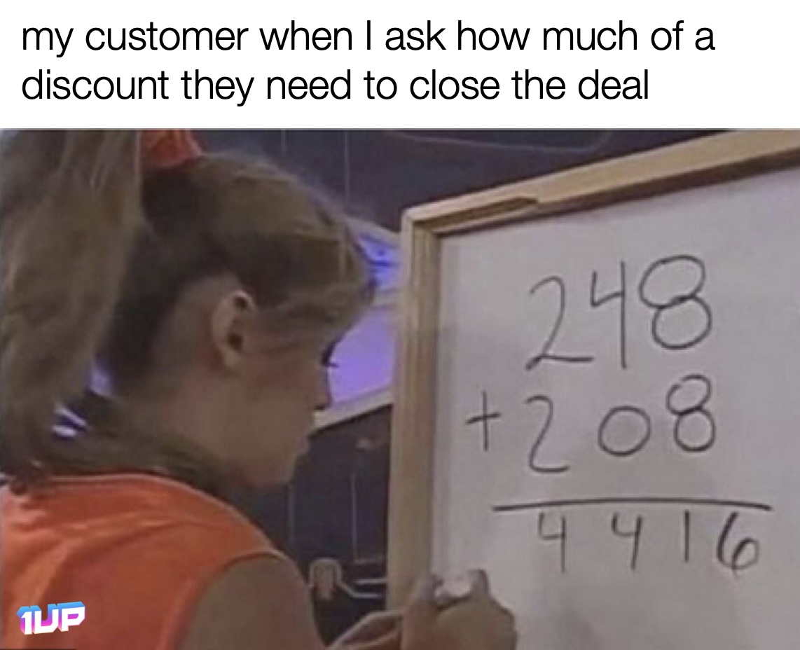 Customer Discount Meme