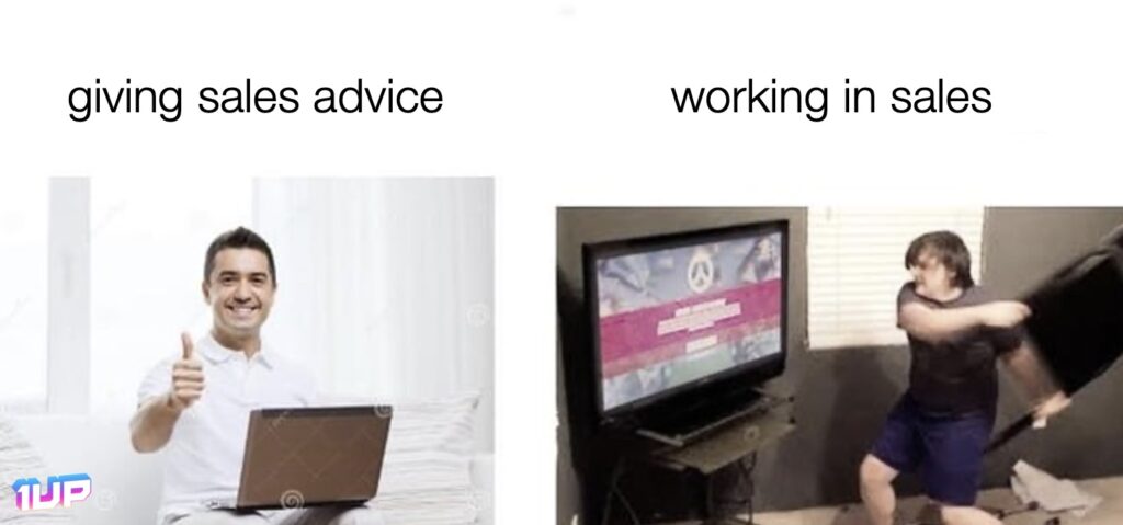 Giving Sales Advice Meme