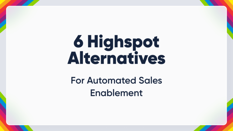 Highspot Alternatives