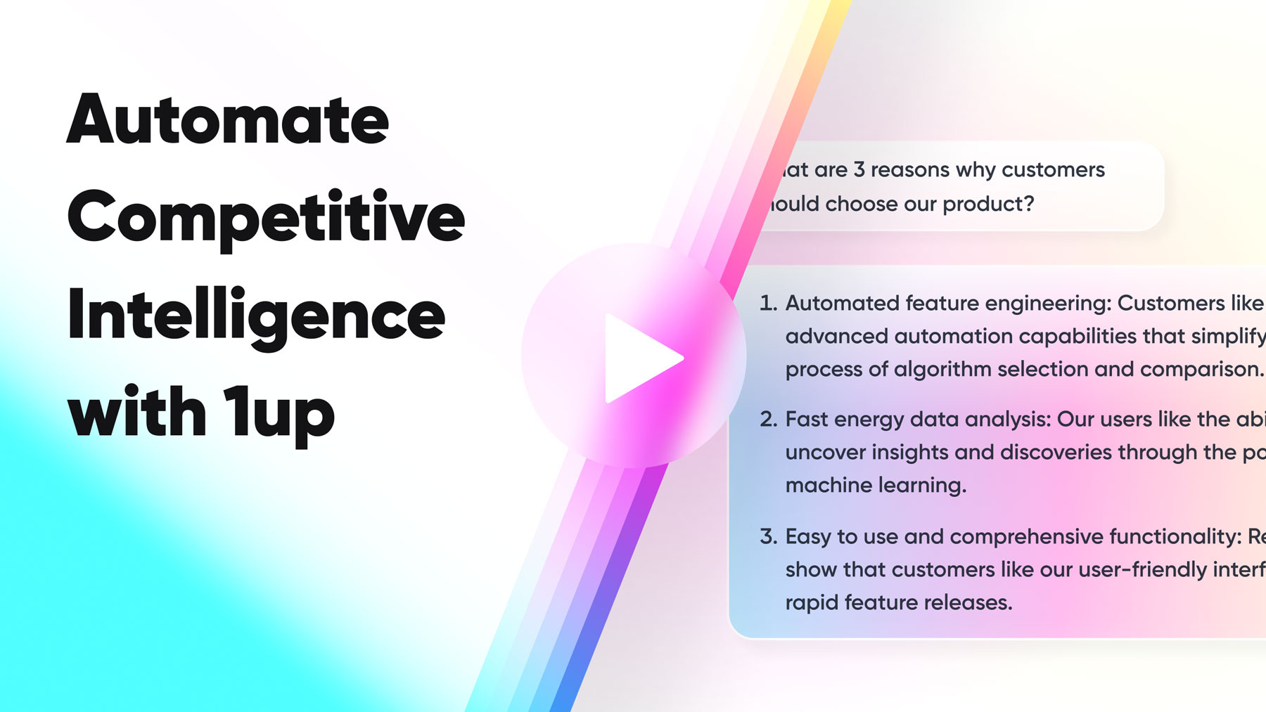How to Automate Competitive Intelligence with 1up