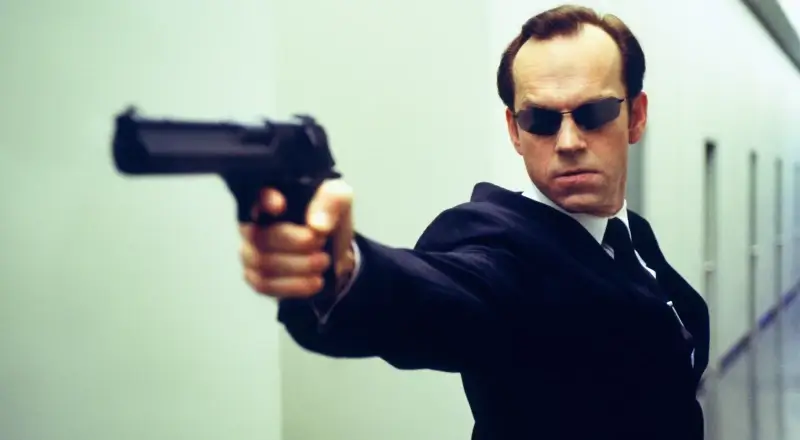 Agent Smith The Matrix Reloaded Evil AI