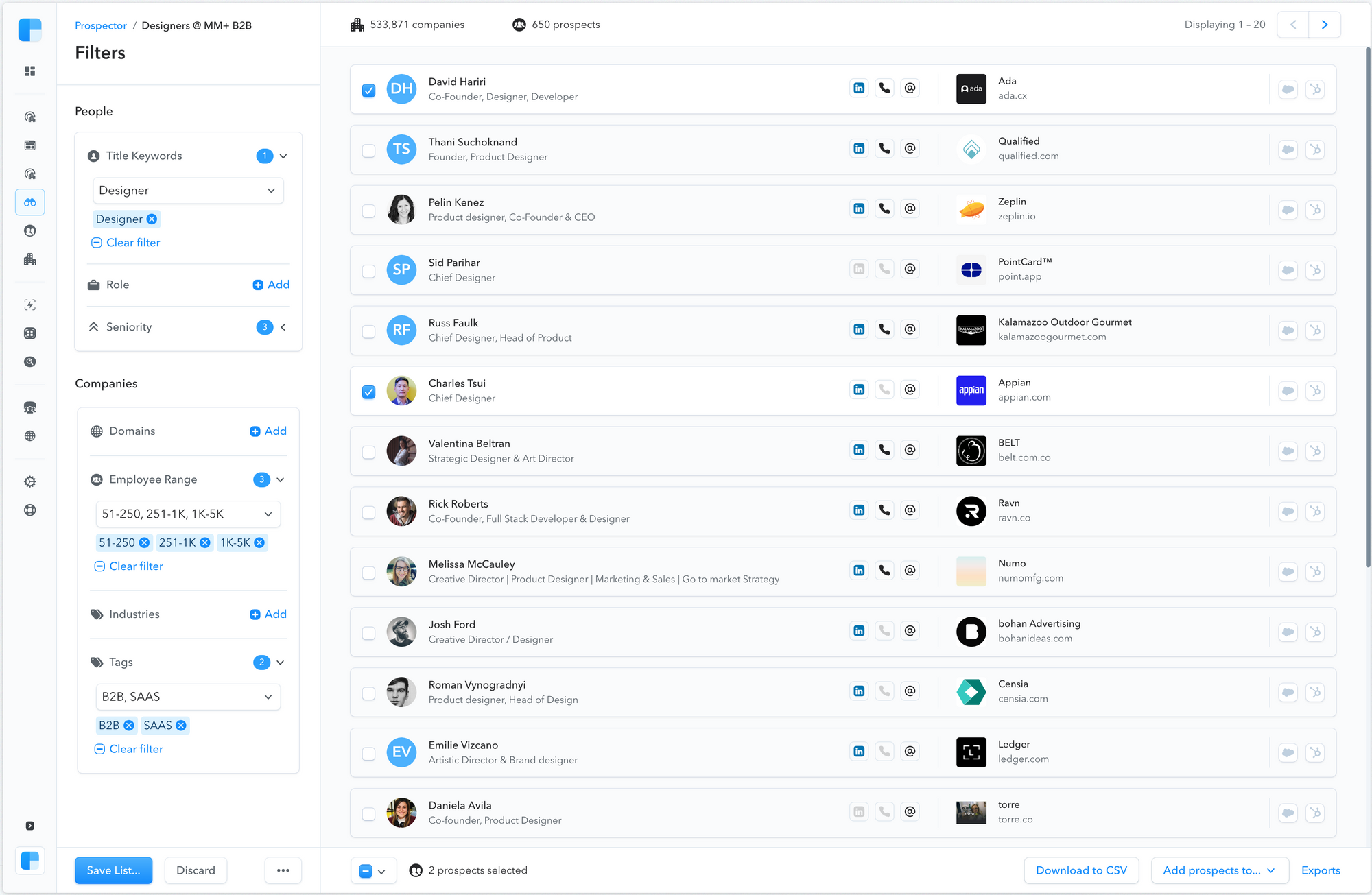 Clearbit audience intelligence