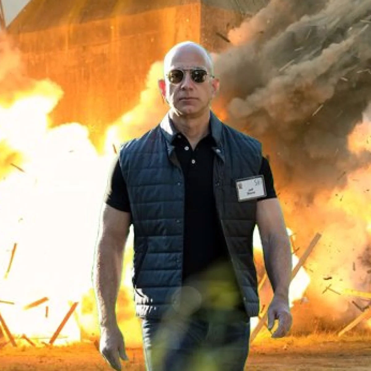 Jeff Bezos Blowing Up