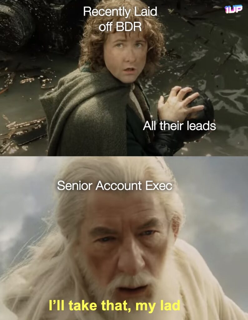 Laid Off Sales Rep Meme