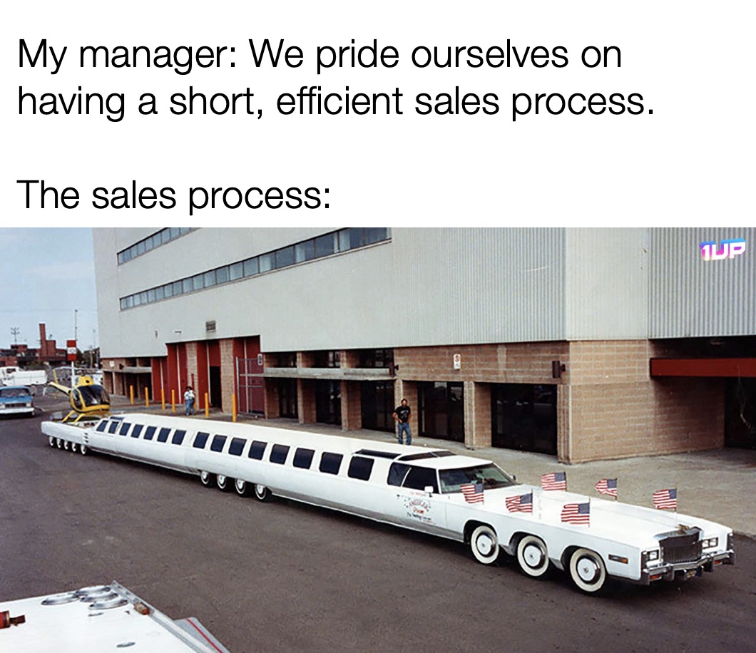 Long Sales Process Meme