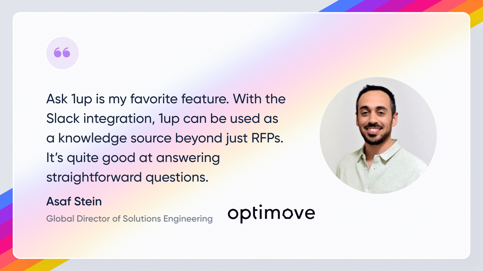 How Optimove Deployed 1up's AI Sales Engineer