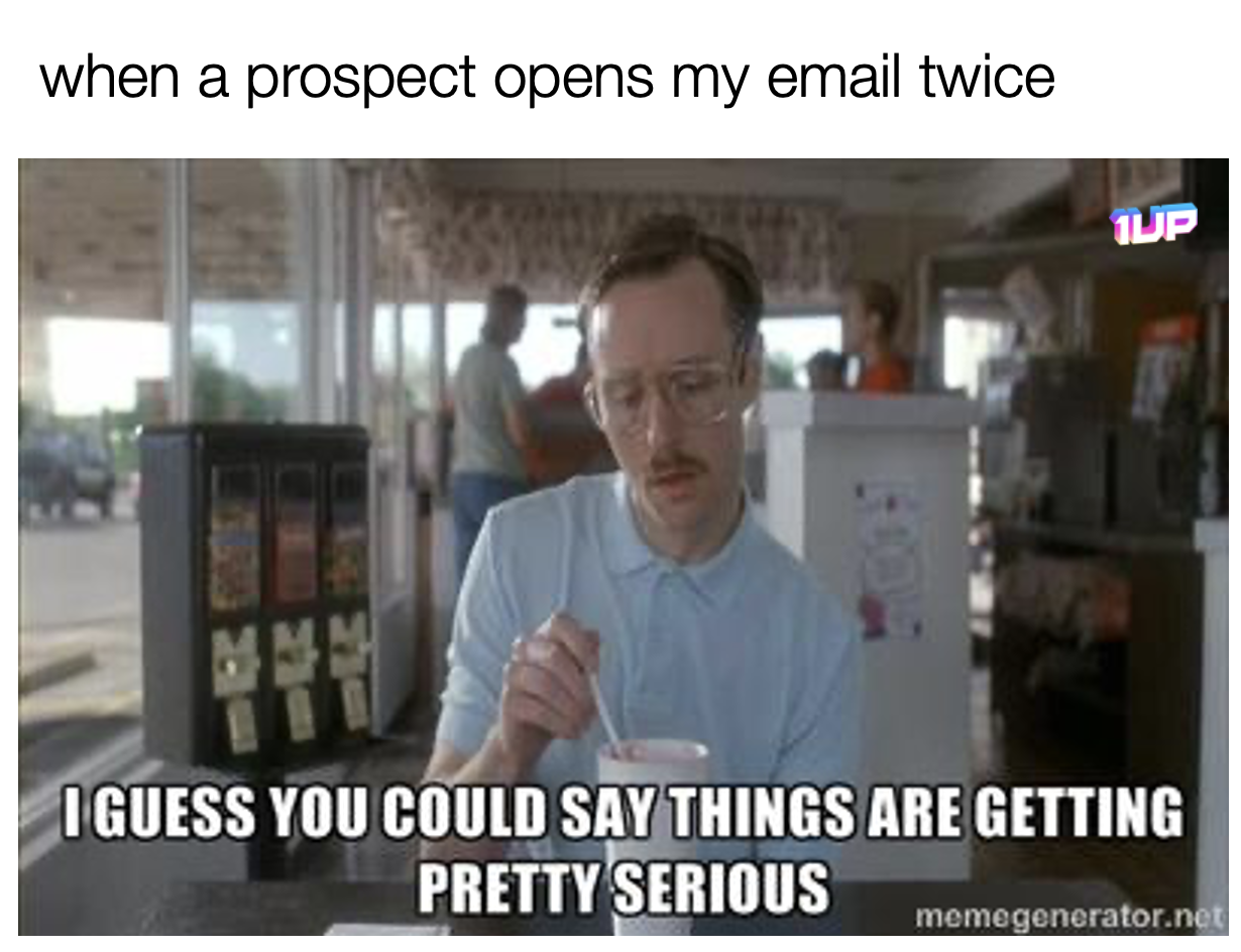 When a prospect opens my email