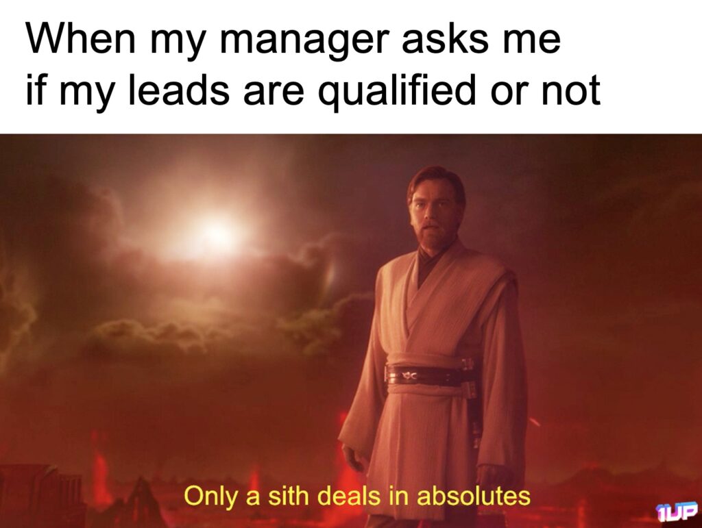 Qualified Sales Lead Meme