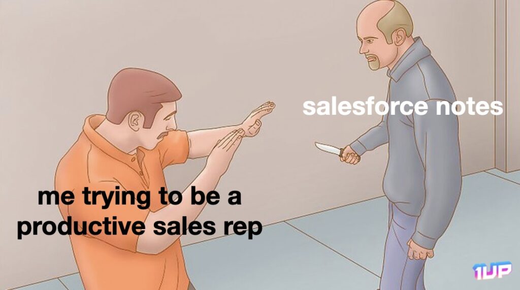 Salesforce Notes Meme