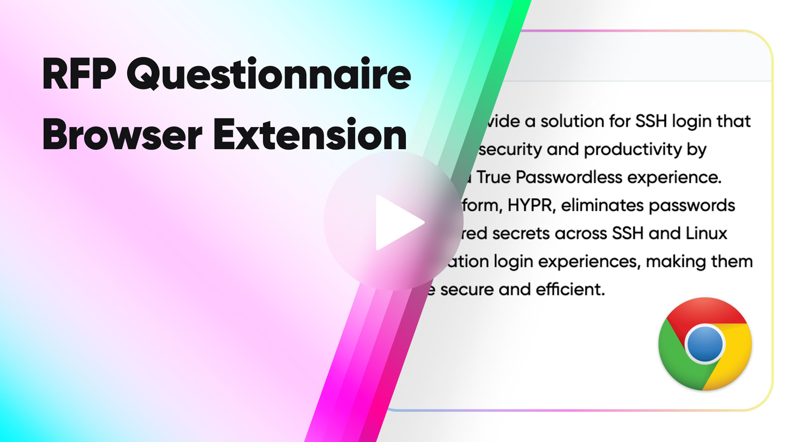 RFP Questionnaire Browser Extension