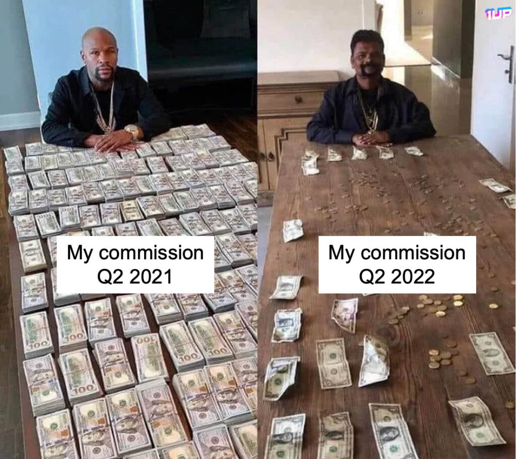 Sales Commission Meme