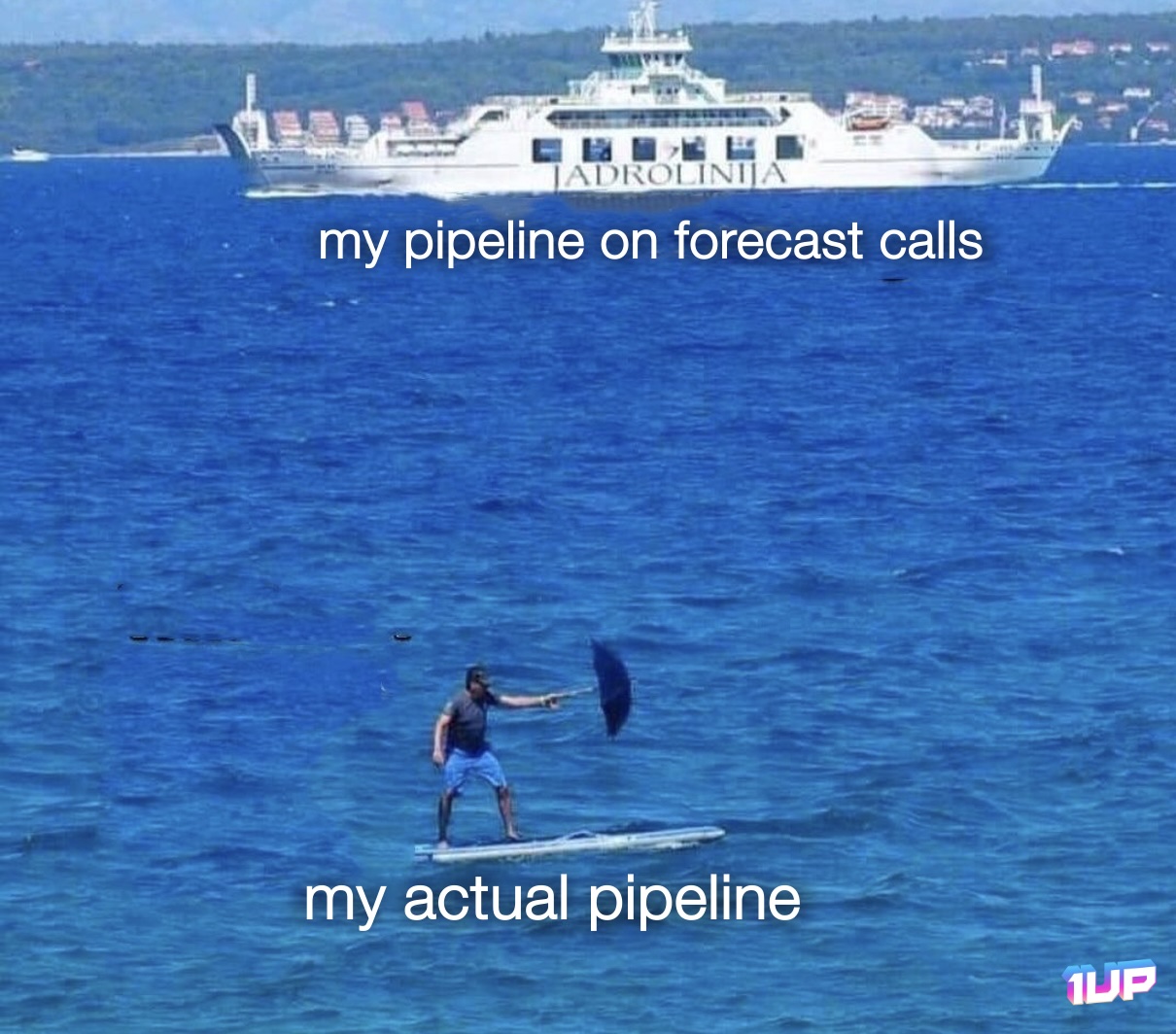 Sales Forecast Pipeline meme