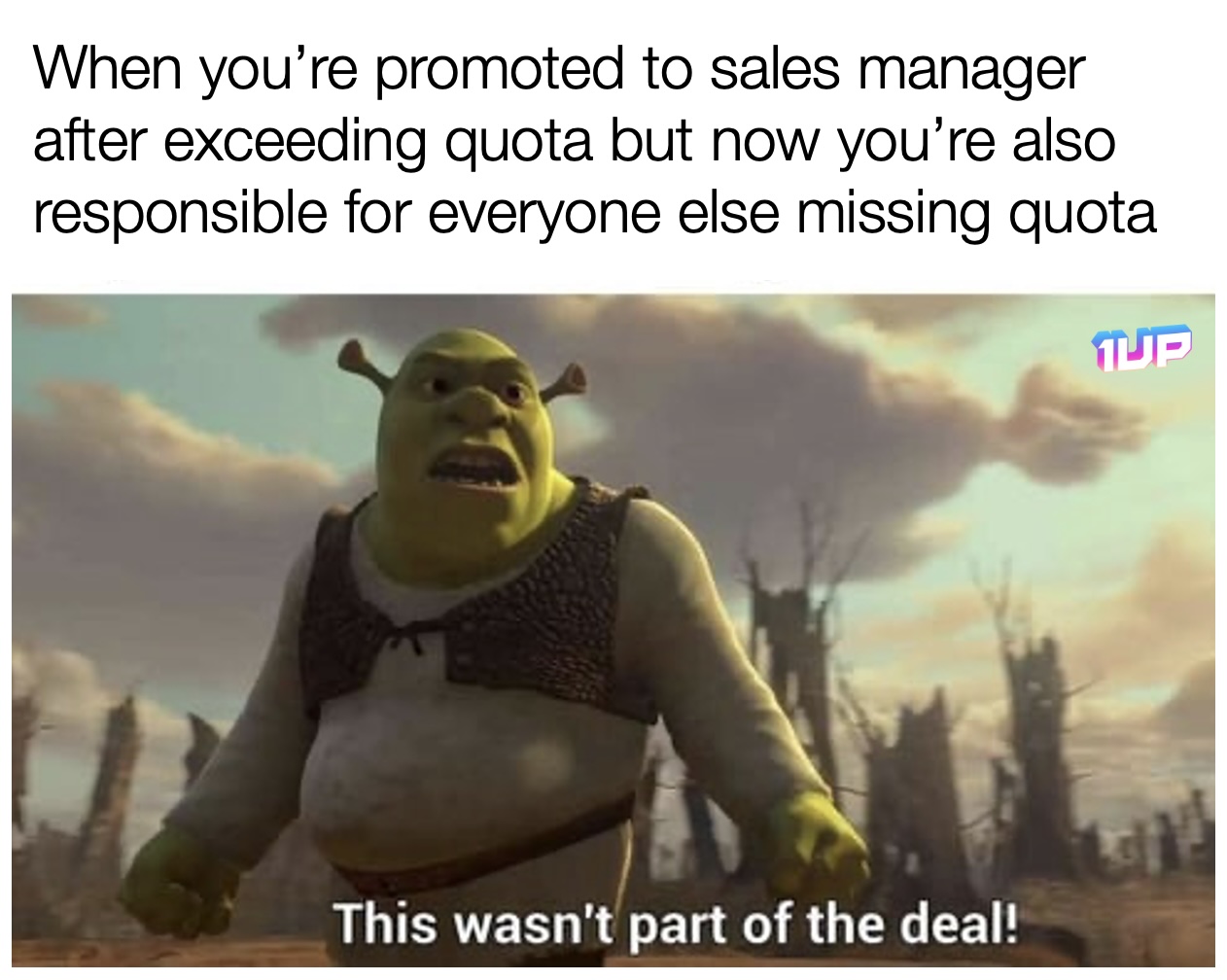 Sales Manager quota meme