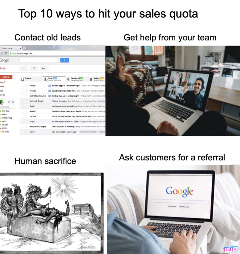 Sales Quota Meme