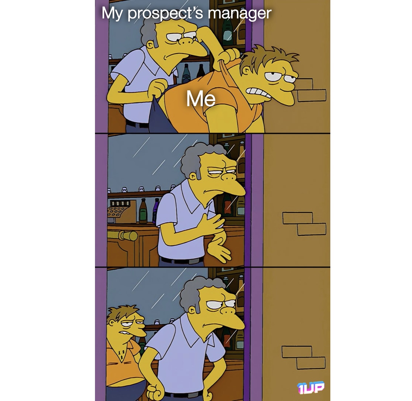 Sales Rep Kicked Out Meme