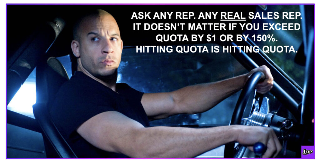 Sales Rep Quota Meme