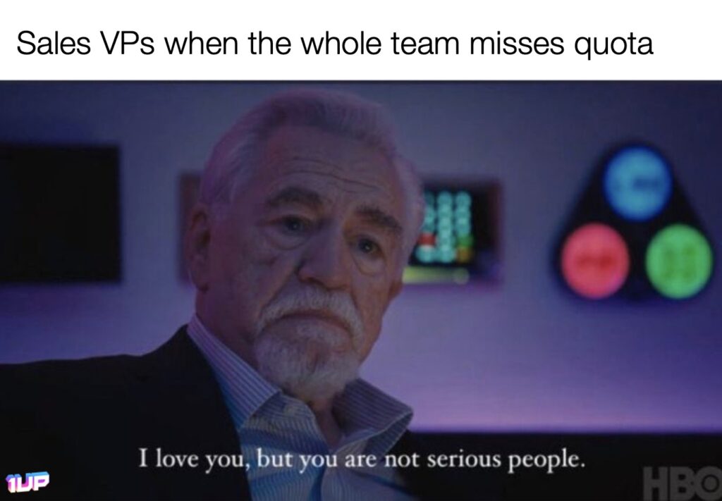 Sales VP Quota Meme