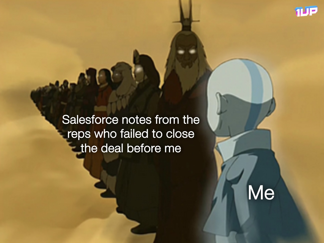 Salesforce notes meme