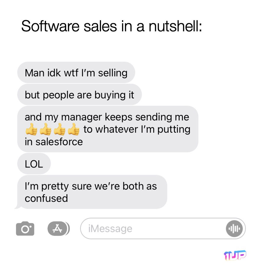 Software Sales Meme