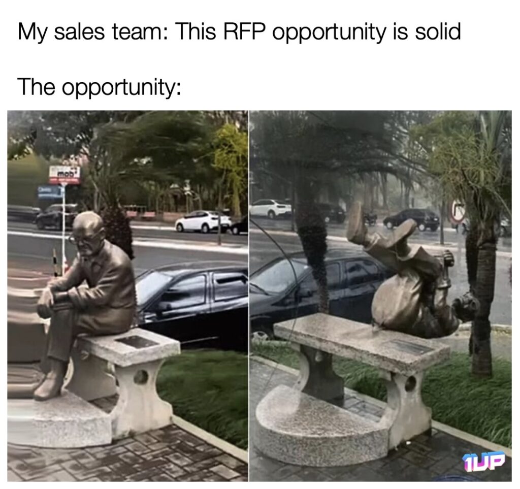 20 RFP Memes for Overworked Proposal Managers - 1up.ai