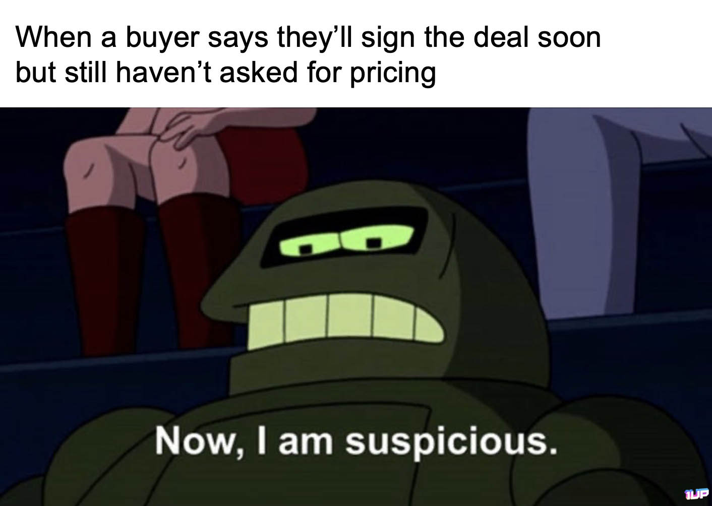 Suspicious Sales Meme
