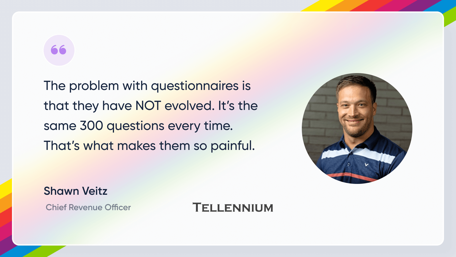 How Tellennium Cut Security Questionnaires from Weeks to Minutes