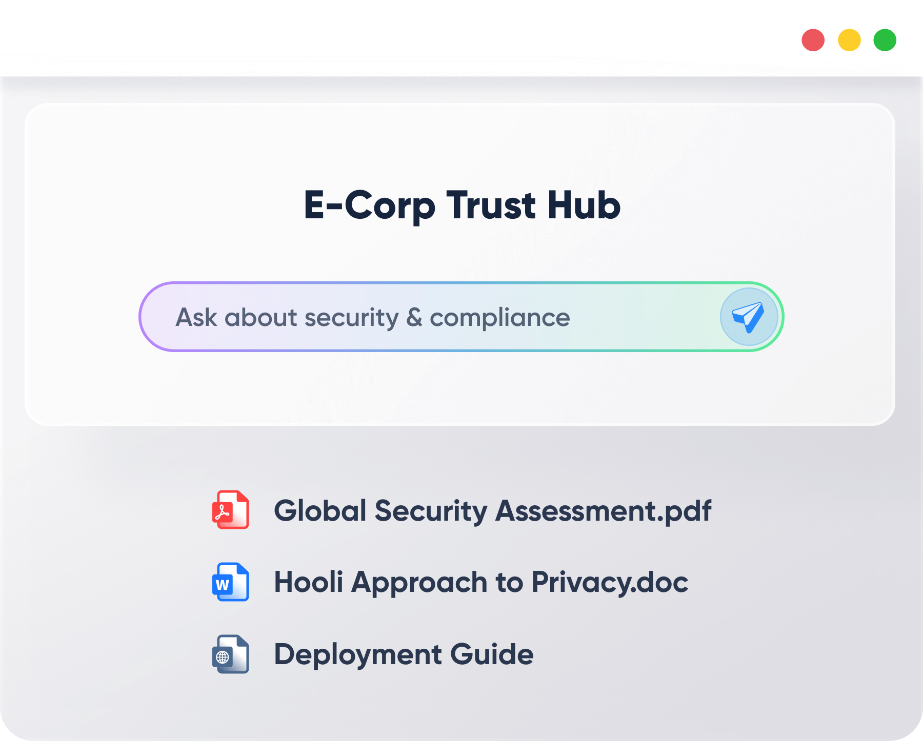 Automate Answers with Trust Hub