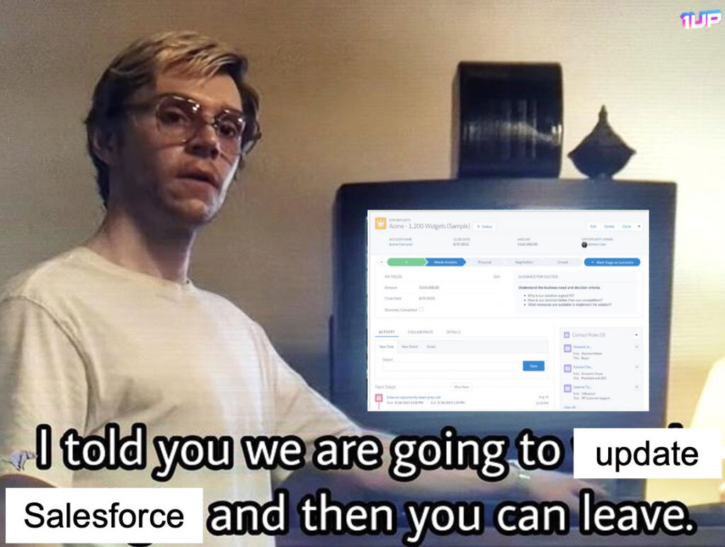 Update Salesforce Meme