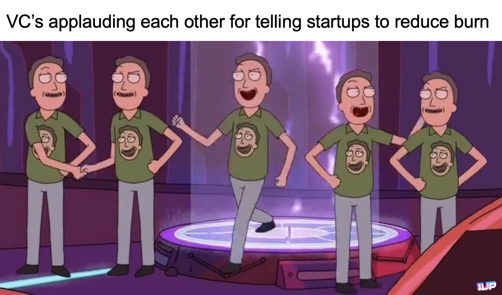 VC Startup Burn Meme